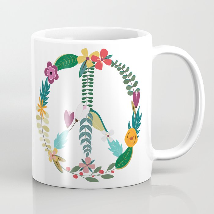 Fl Peace Sign Coffee Mug By Thenativestate Society6 Fl Peace Sign Coffee Mug