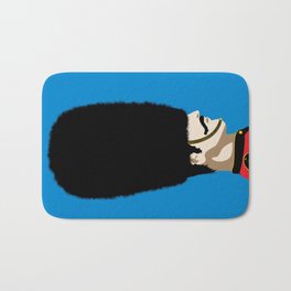 Grand mustache Beefeater Bath Mat | People, Symbol, Fur, Hat, Palace, Buckingham, Soldier, Travel, Sentry, Guard 