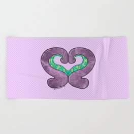 Tenta-love Beach Towel