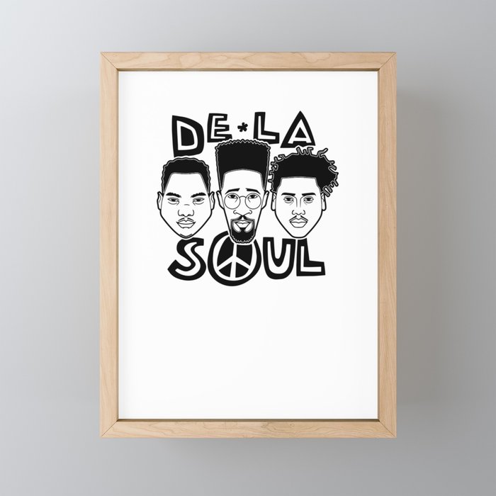De La Soul 2 Framed Mini Art Print