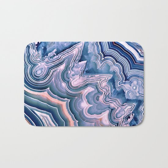 Agate ornaments Bath Mat