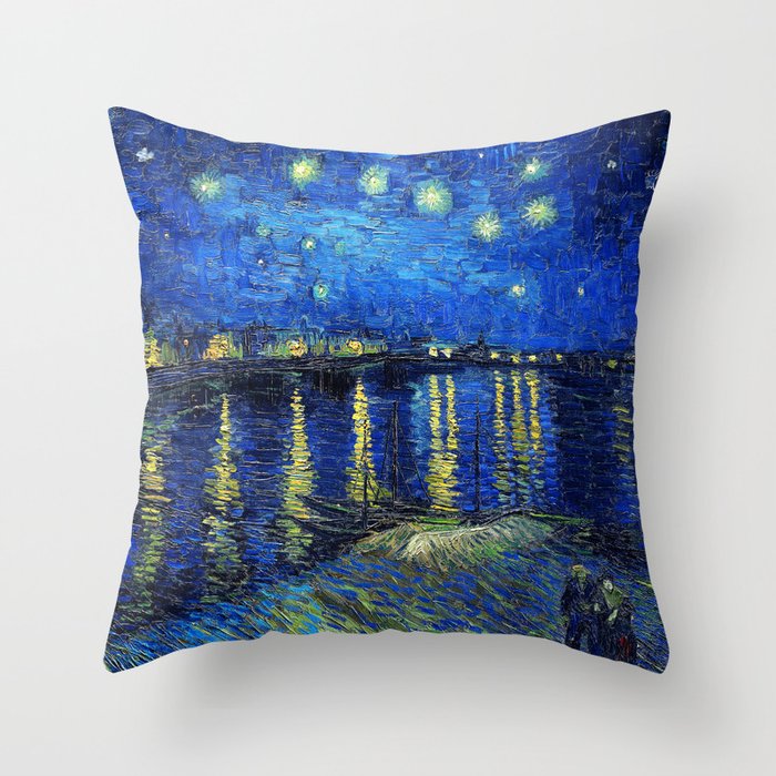 Van Gogh Throw Pillow