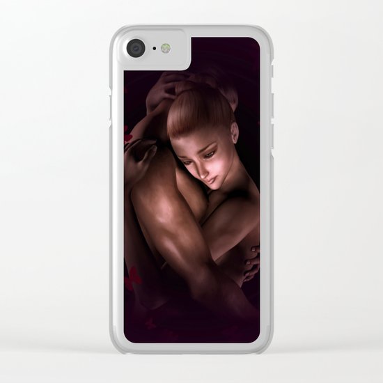 Lovers Clear iPhone Case