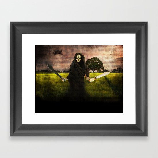 Death loves you Framed Art Print