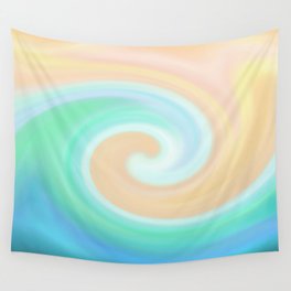 Abstract Beach Sand Ocean Wave Wall Tapestry