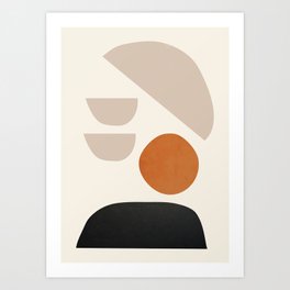 abstract minimal 62 Art Print
