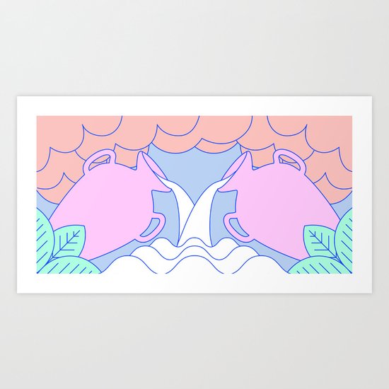 AQUARIUS Art Print
