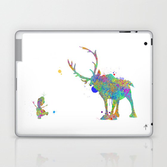Olaf and Sven Laptop & iPad Skin