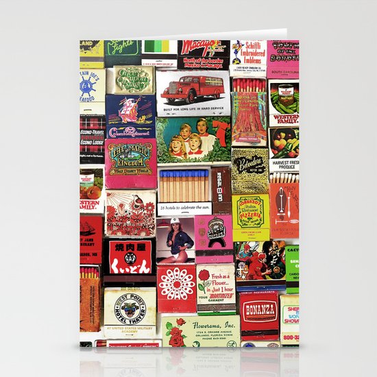 Antique Matchbooks Stationery Cards