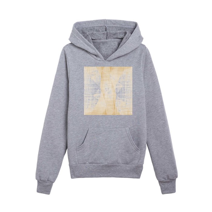 A Touch Of Gold - Soft Geometric Minimalist Kids Pullover Hoodie