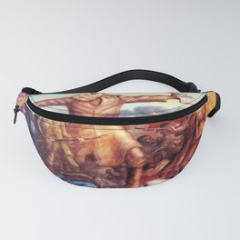 American Masterpiece, Abolitionist John Brown, Tragic Prelude American West portrait painting by John Steuart Curry Fanny Pack