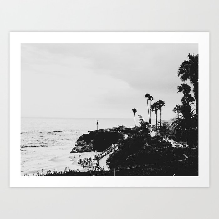 black and white beach sunset drawings