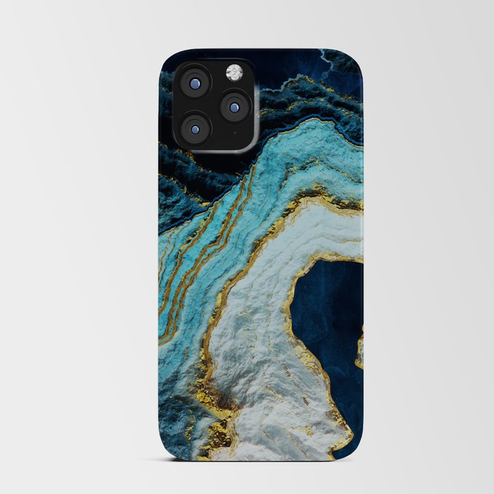 Aerial Ocean Abstract iPhone Card Case