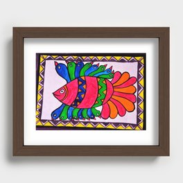 fly with swim Recessed Framed Print