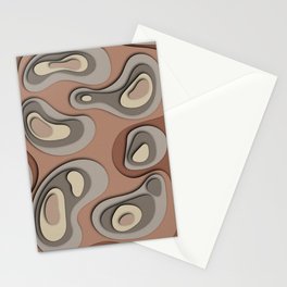 Terraform in Mocha Cream Stationery Cards