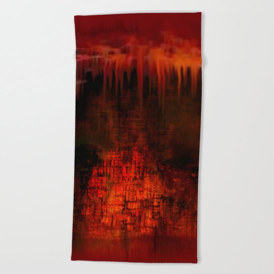 Cave 02 / Golden Fantasy in Palace / wonderful world 07-11-16 Beach Towel