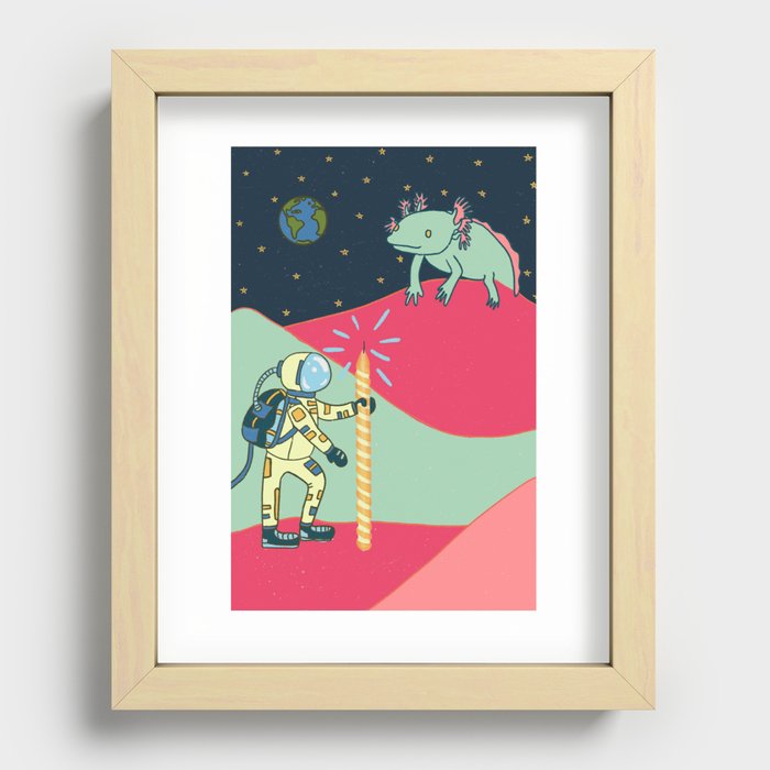 Page of Wands Recessed Framed Print