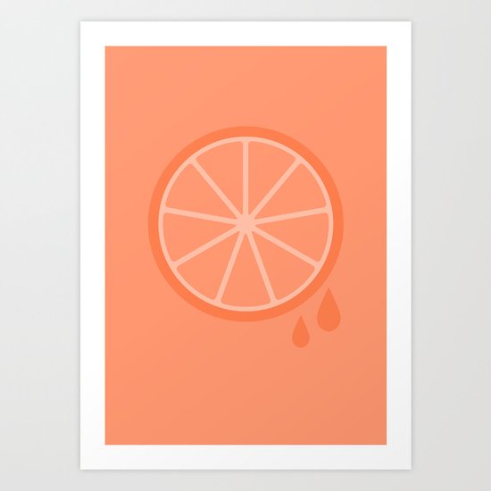 #51 Orange Art Print