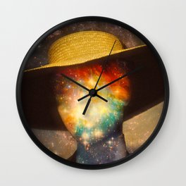 Space Face Wall Clock