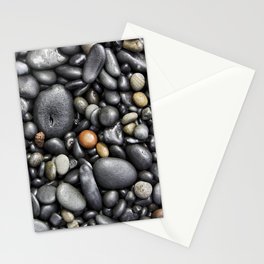Blacksand Beach Rocks Stationery Card