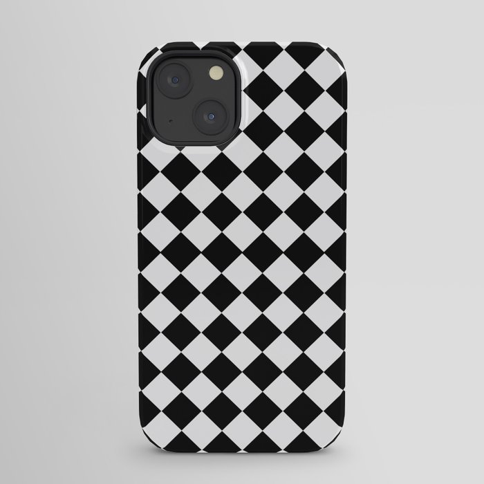 Small Checkered - White and Linen iPhone Case by CheckeredAndDiamonds