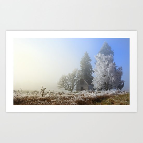 Frosty Morning Art Print