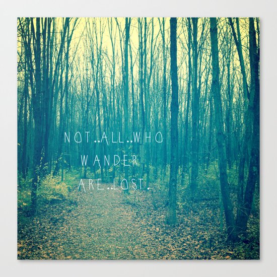 Wander in the Woods Canvas Print