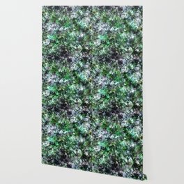 Granite moss and ice Wallpaper