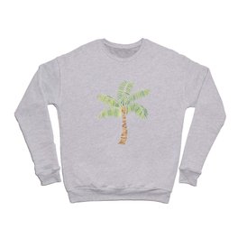 Palm Tree Watercolor Crewneck Sweatshirt