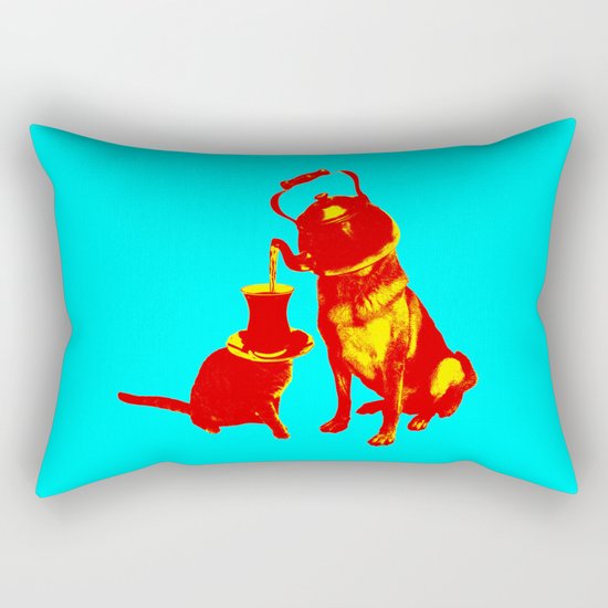 Tea Time Rectangular Pillow
