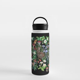 Rabbit and Strawberry Garden Water Bottle