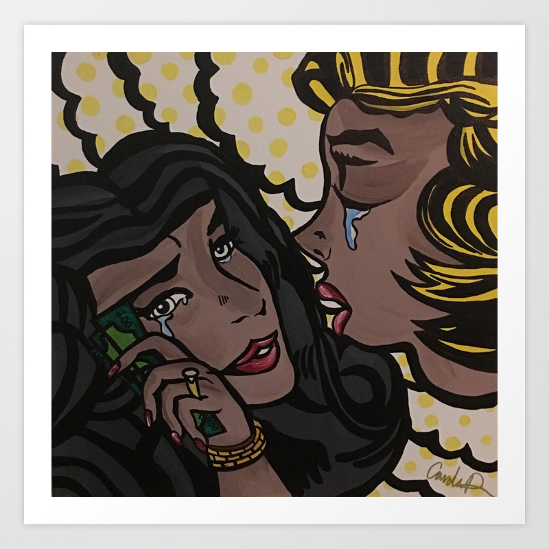 Summertime Shootout Sisters Art Print By Ceadoveart Society6