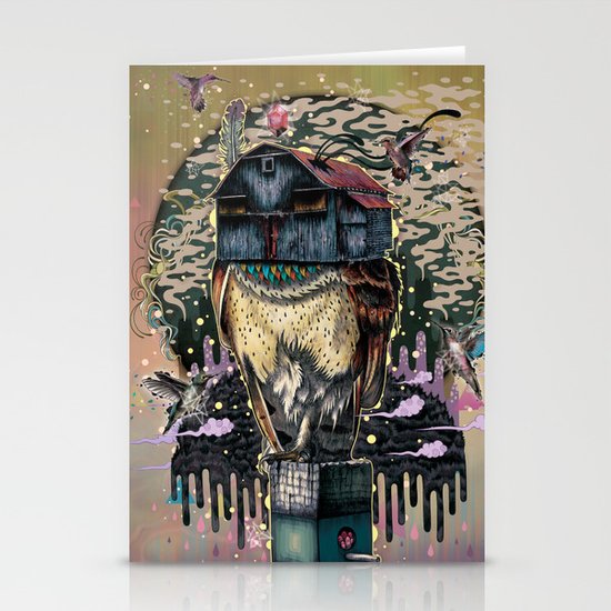 The Barn Owl Fortune Teller Stationery Cards