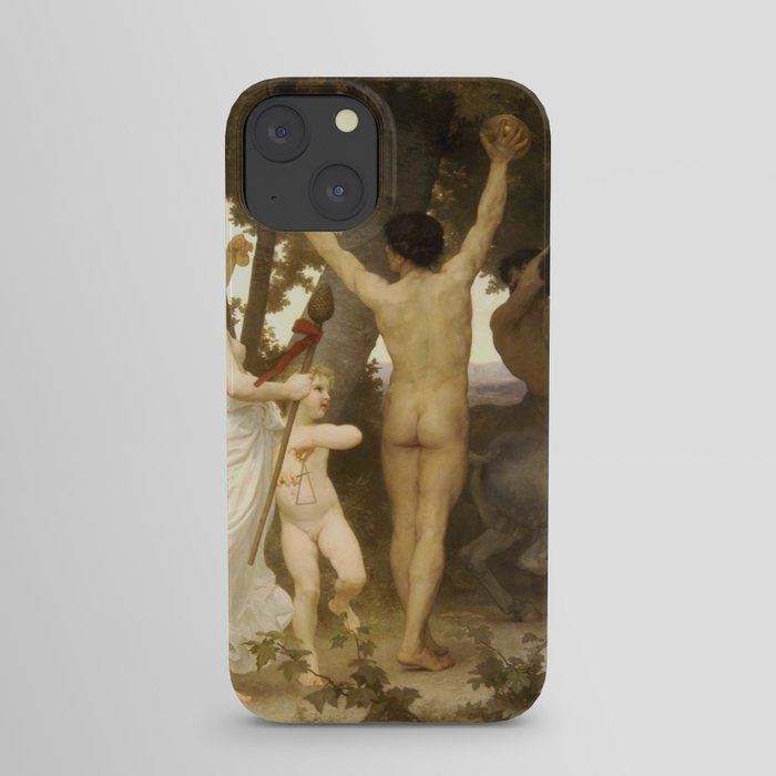 Feast of Bacchus by William Adolphe Bouguereau iPhone Case
