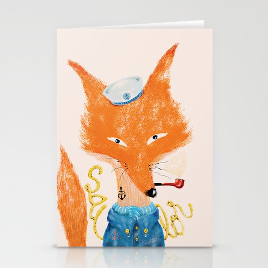 Fox II Stationery Cards