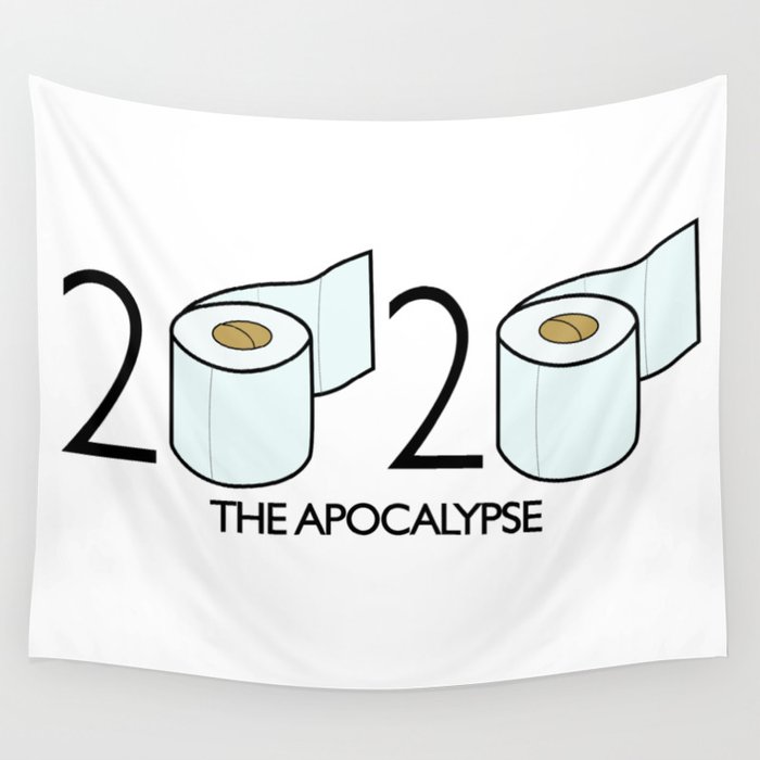 Toilet Paper Apocalypse Wall Tapestry