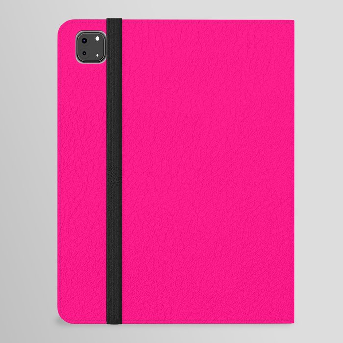BRIGHT PINK SOLID COLOR  iPad Folio Case