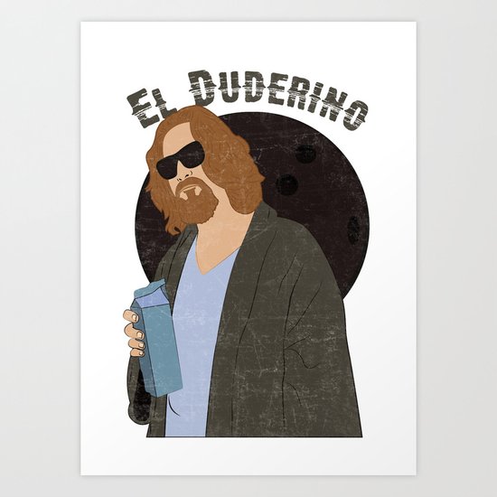 El Duderino Art Print