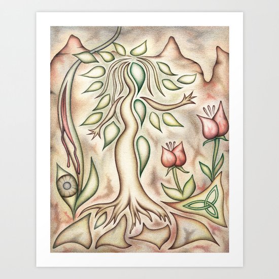Earth Spirit Art Print