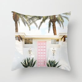 Palm Springs House Throw Pillow