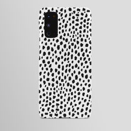 Dalmatian Spots (black/white) Android Case