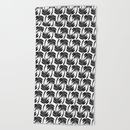 Palmtree Pattern Beach Towel