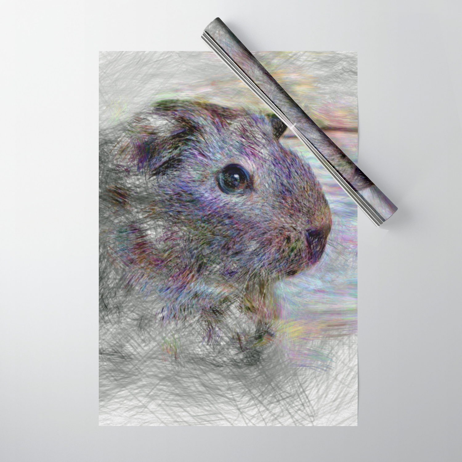 artistic wrapping paper