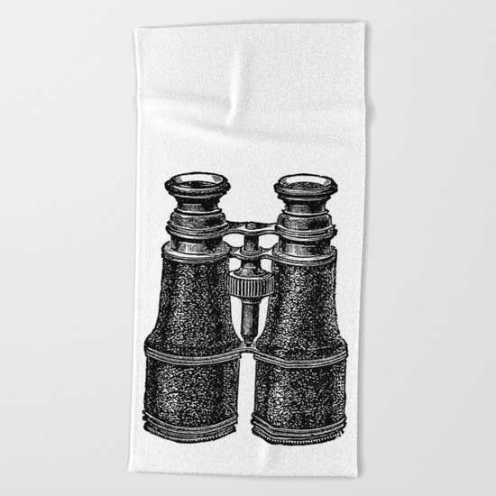 Binoculars 2 Beach Towel