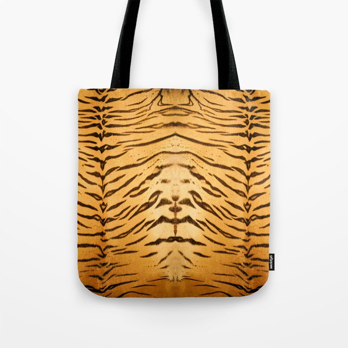 Tiger print outlet tote bag