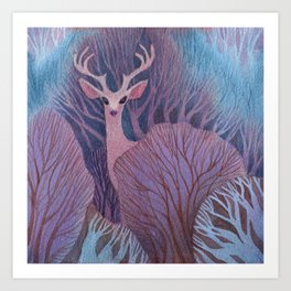 To Dream of Deer Art Print
