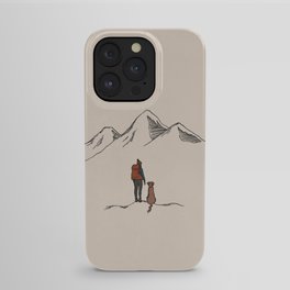 Hiking with Dogs iPhone Case