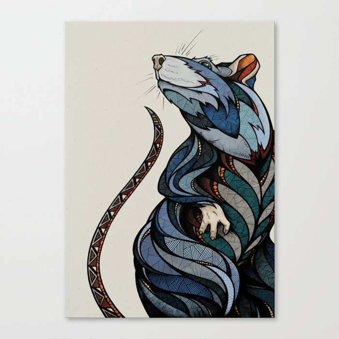 Berlin Rat Canvas Print