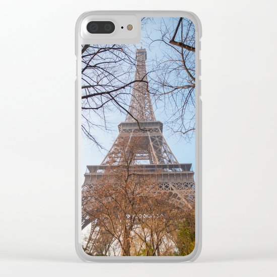 Eiffel Tower in Paris Clear iPhone Case