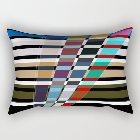Abstract stripes . Oblique stripes 1 . Rectangular Pillow